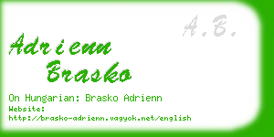 adrienn brasko business card